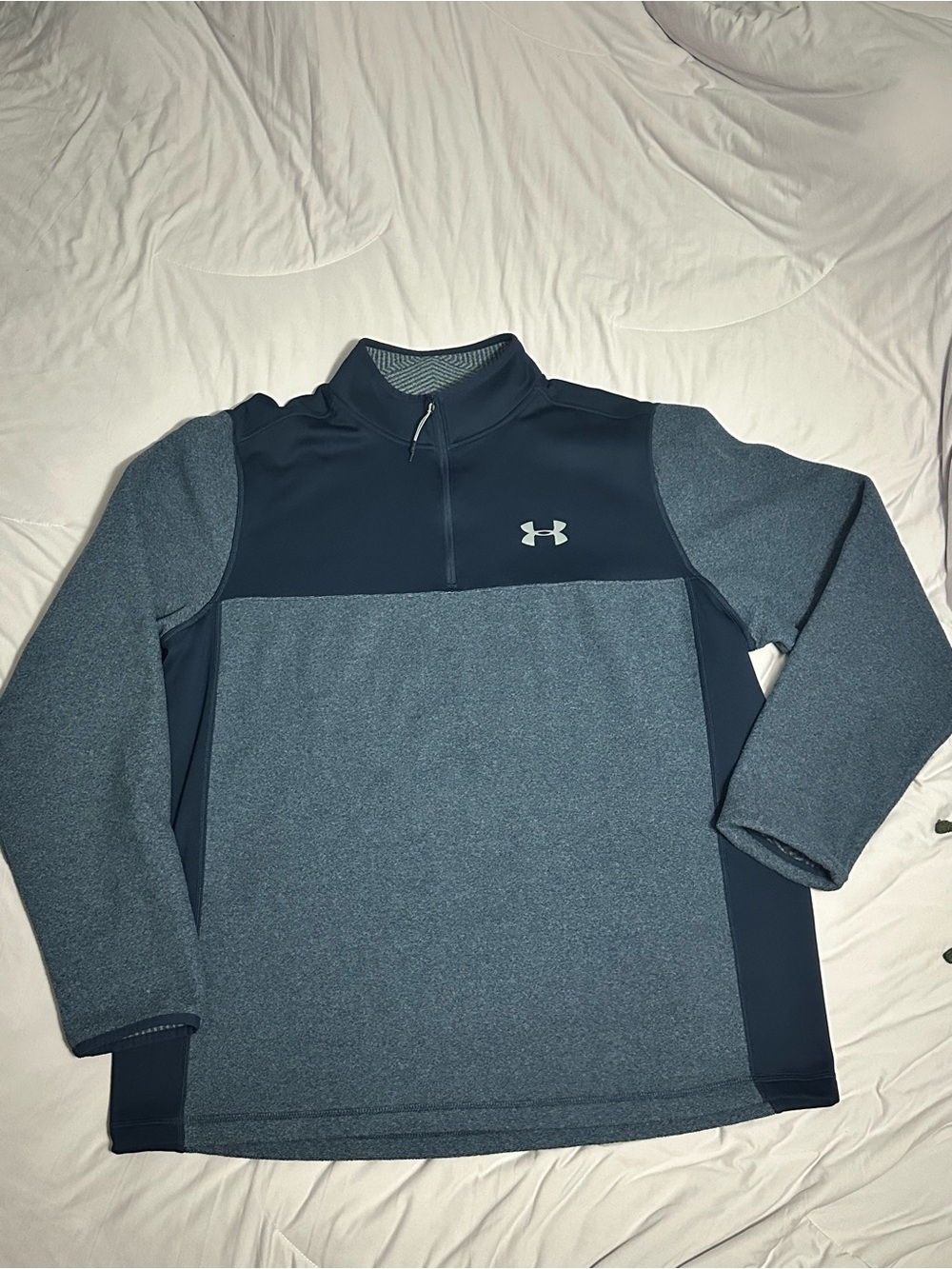 Under Armour Men’s Navy and Heather Blue 1/4-Zip Performance Jacket